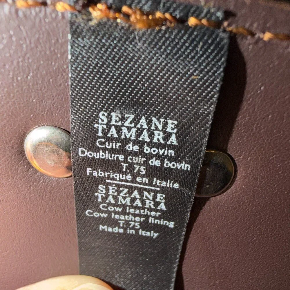 Sezane Tamara Belt Camel. - Size 75 - Picture 6 of 6